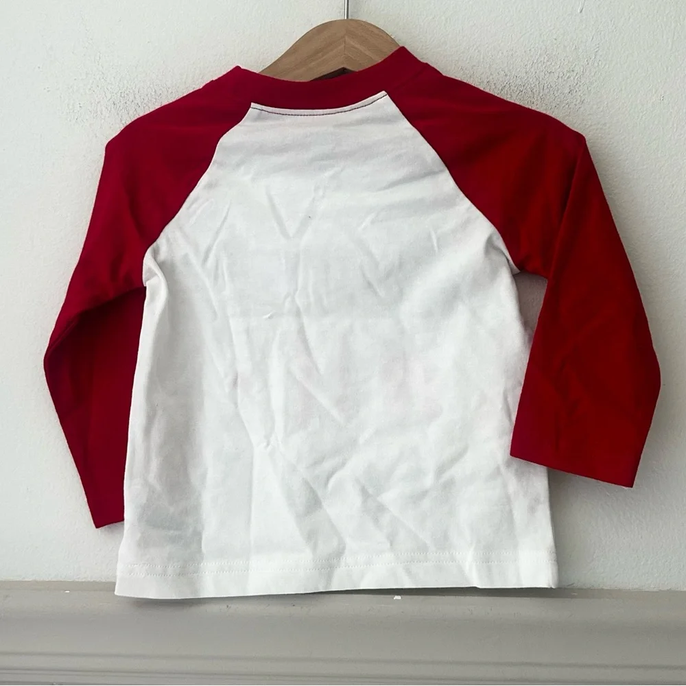 ⭐️ NEW Carter's 18 Months Red and White 'Nice List' Long Sleeve Tee